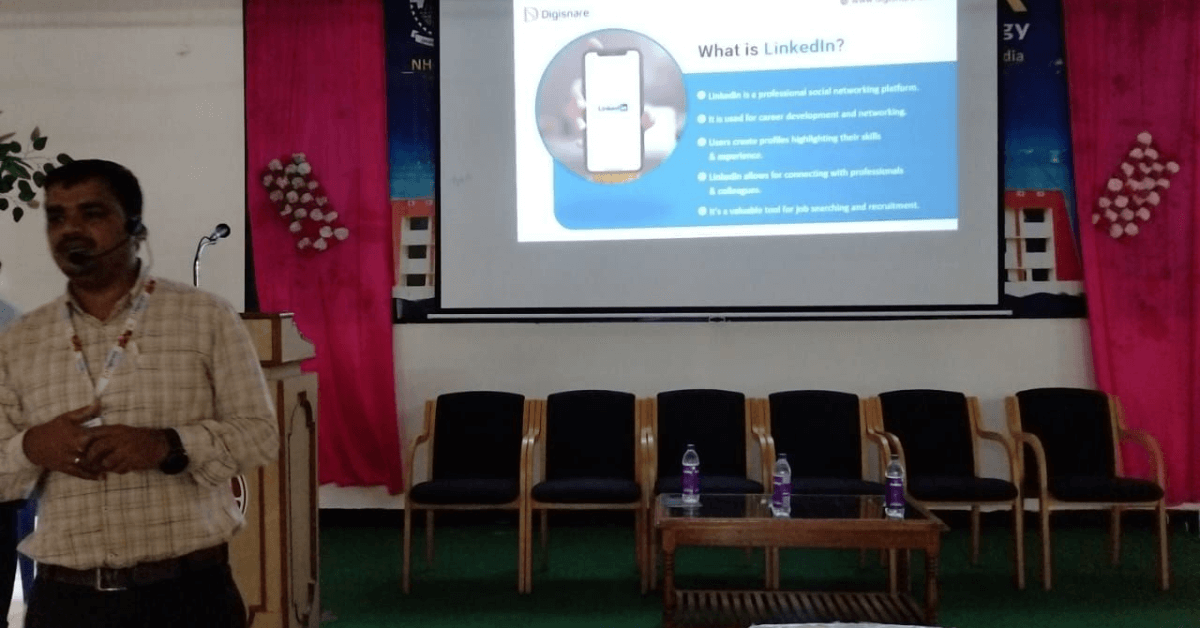 LinkedIn workshop at ANNAI MIRA COLLEGE OF ENGINEERING AND TECHNOLOGY