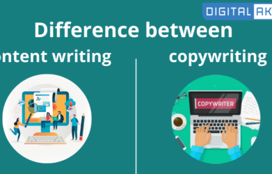 Difference between content writing and copywriting.