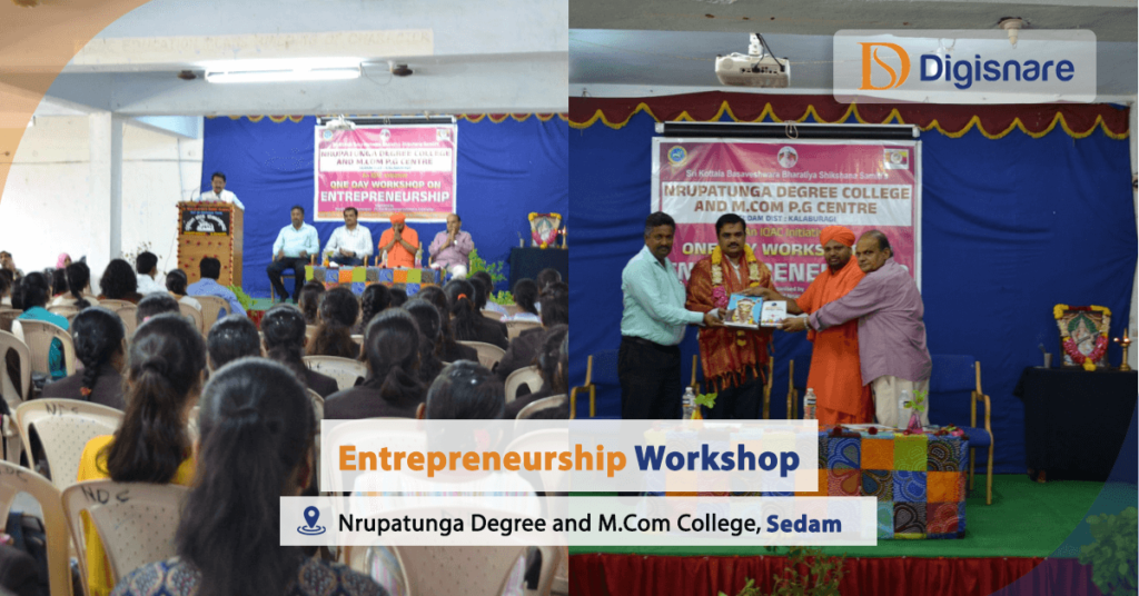 Entrepreneurs workshop at Sedam