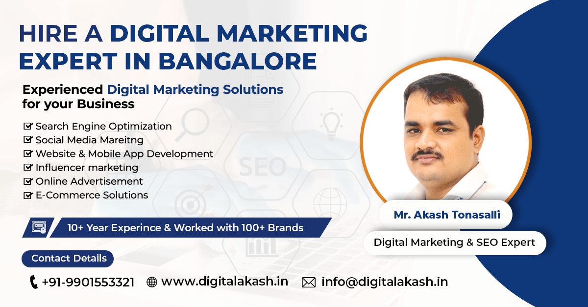 Hire a Digital Markeitng Expert in Bangalore