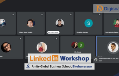 Linkedin workshop at Amity Global Business School, Bhubaneswar