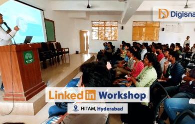 Linkedin workshop at HITAM Hyderabad