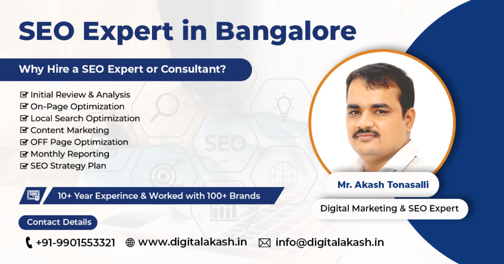 SEO Expert in Bangalore