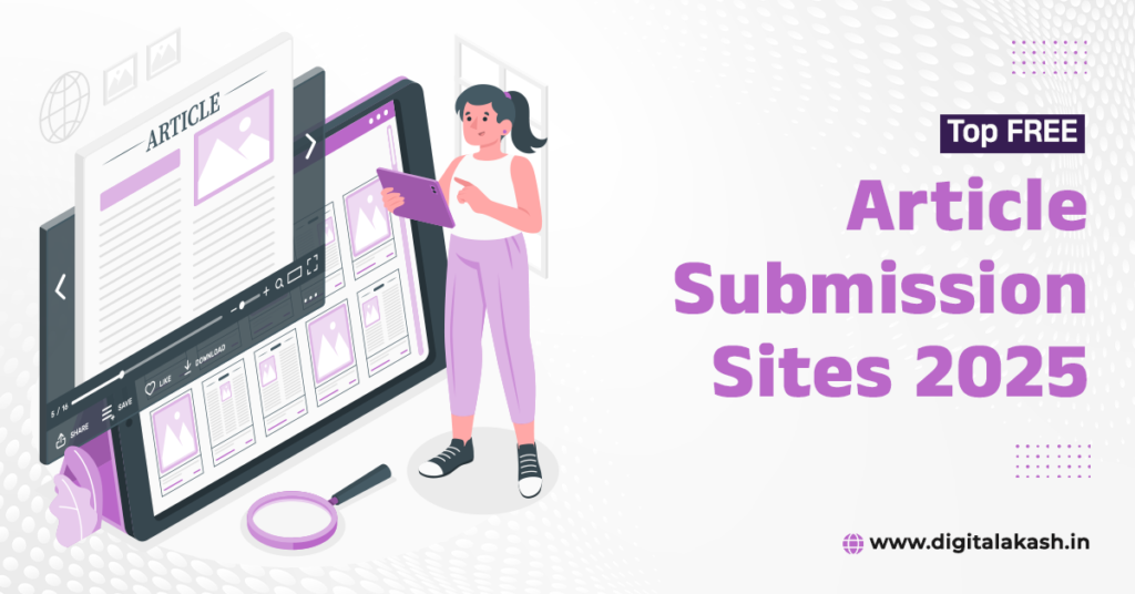 Top FREE Article Submission Sites 2025